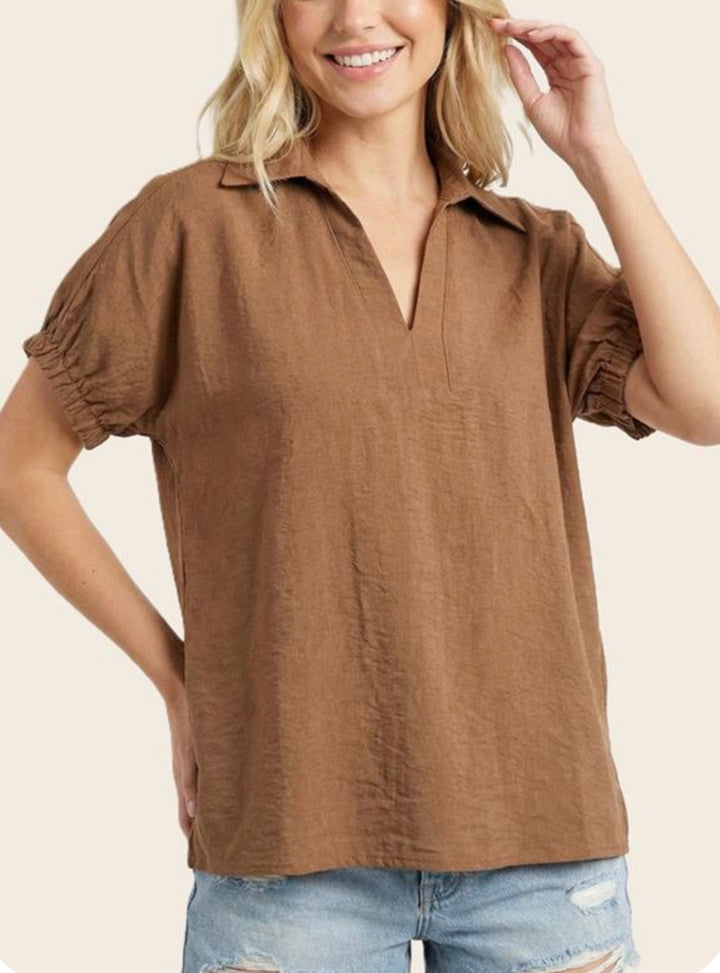 Collared Airflow Blouse