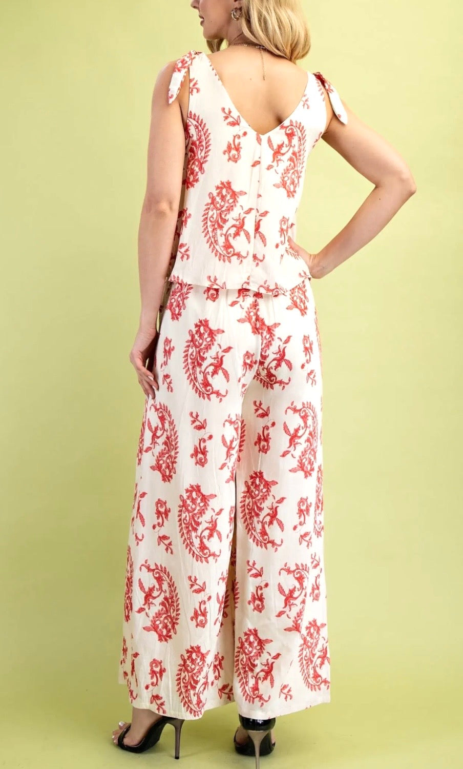 Raspberry Florals Romper