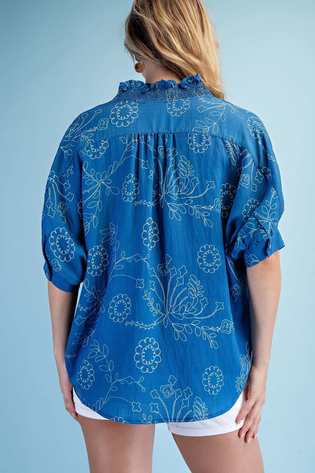 Doodle Print Blouse