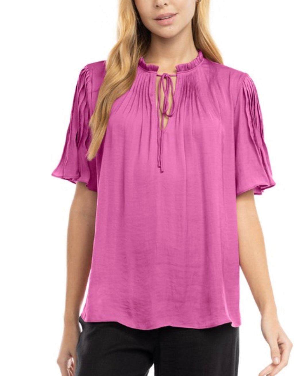 Flutter Sleeve Blouse