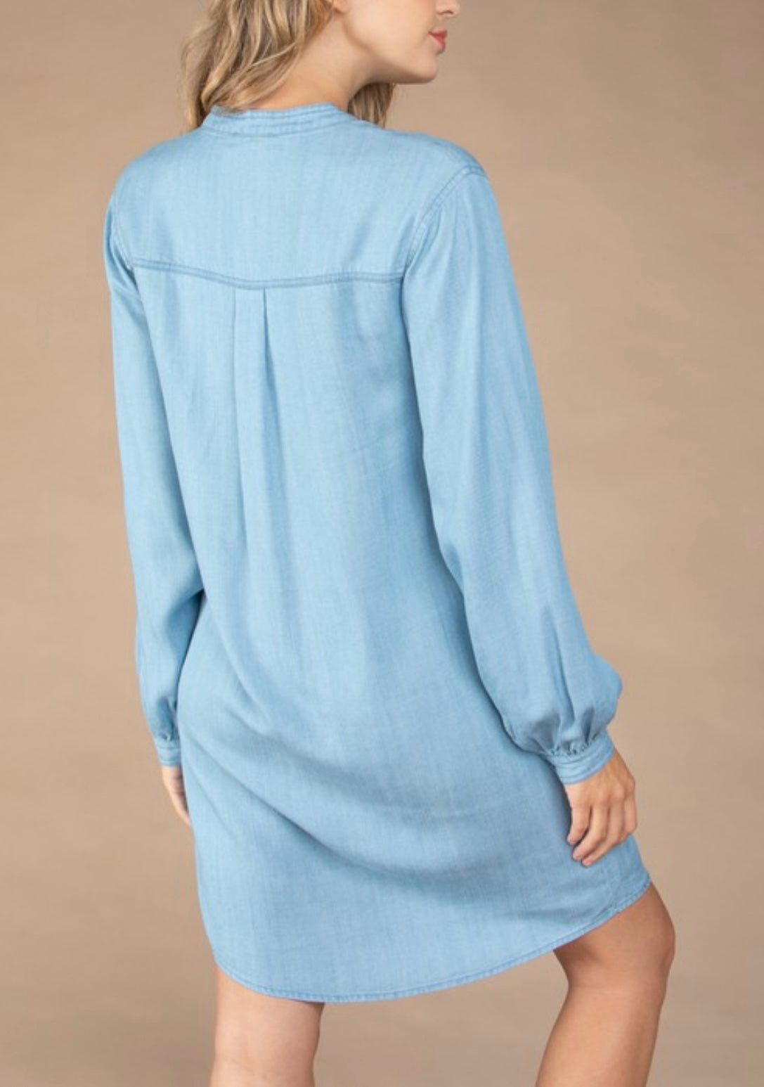 Tencel Denim Shirt Dress