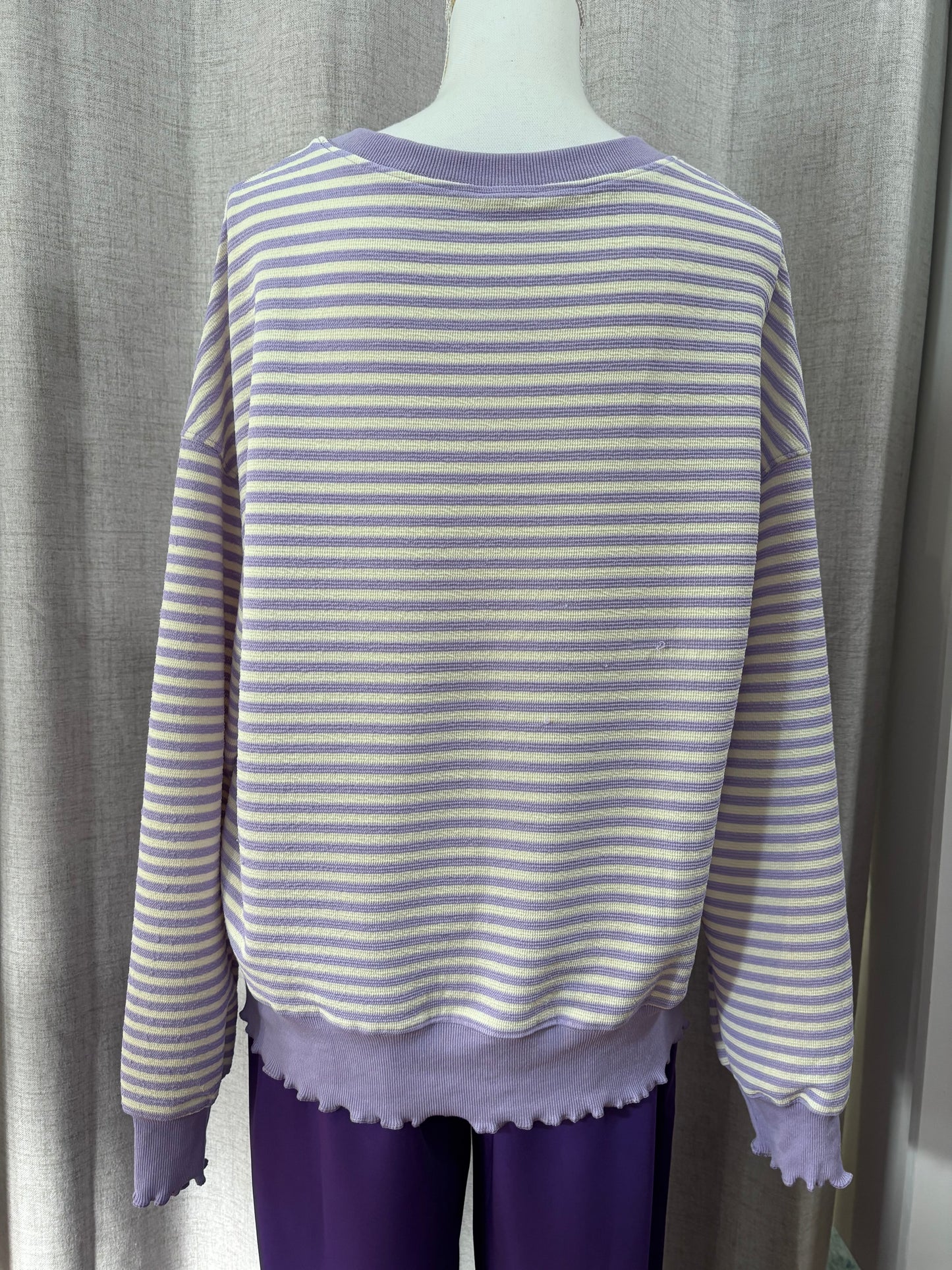 Striped Mardi Gras Pullover