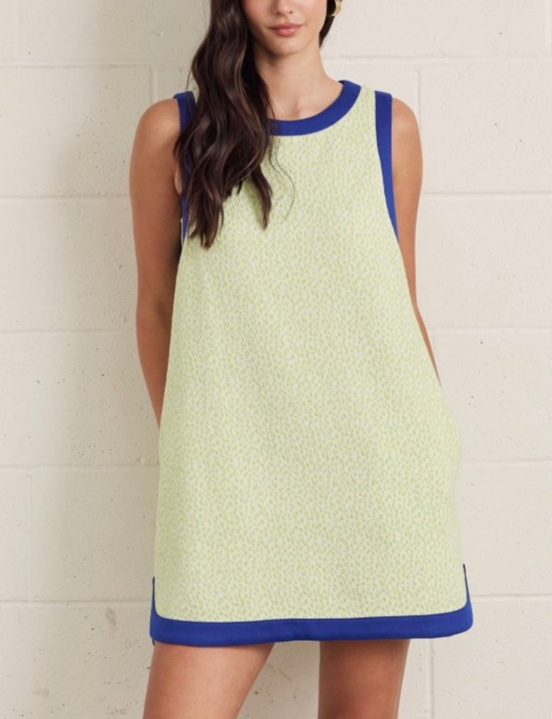 Textured Contrast Dress (2 colors)