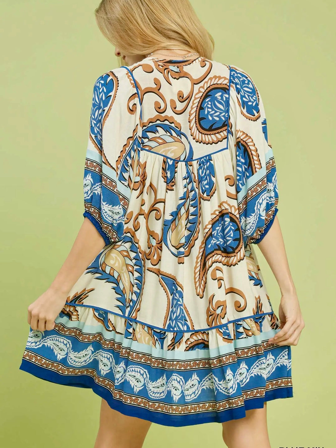 Autumn Paisley Dress
