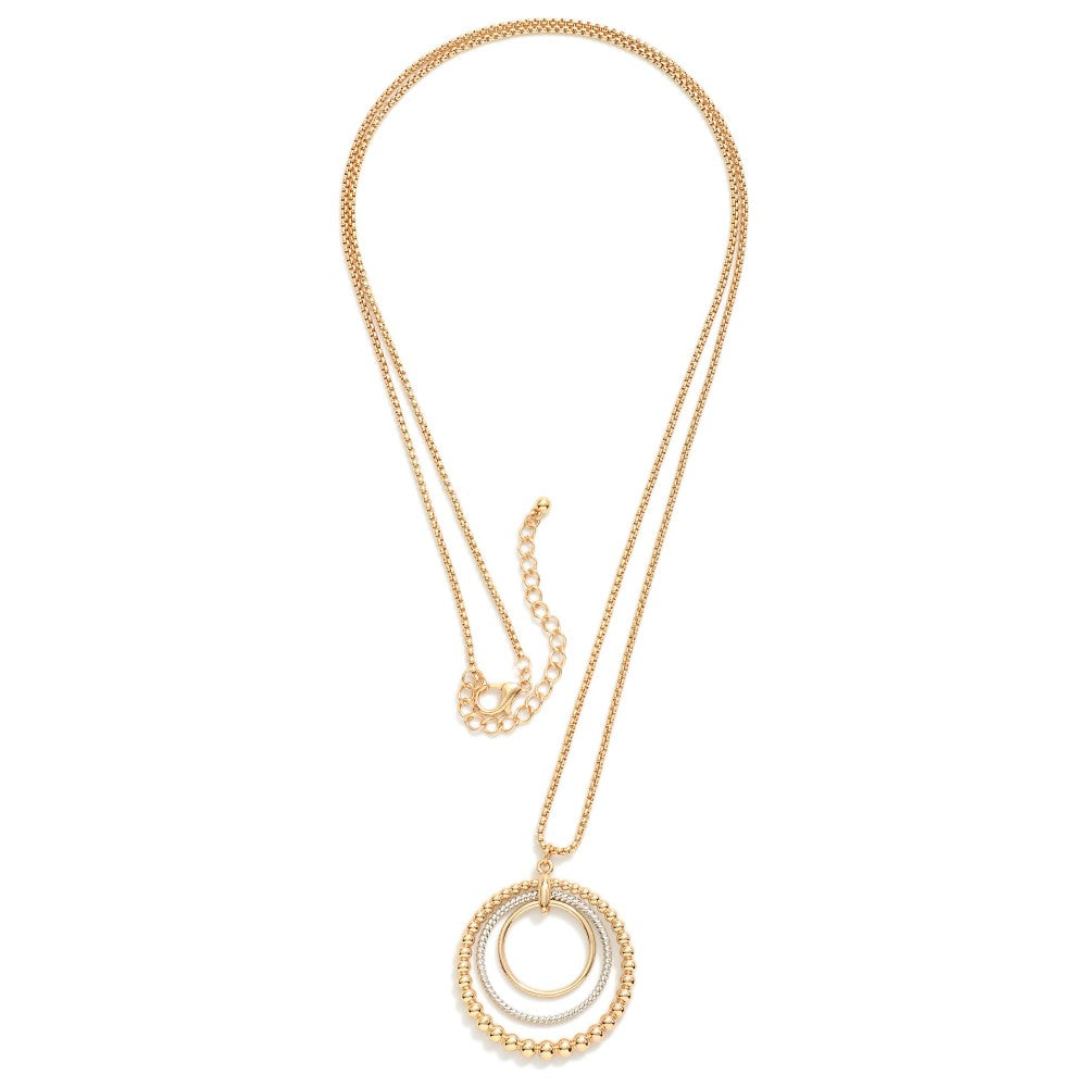 Nesting Hoops Necklace