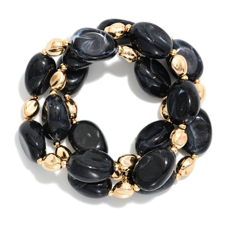 Set of 3 Nugget Bracelets (2 options)