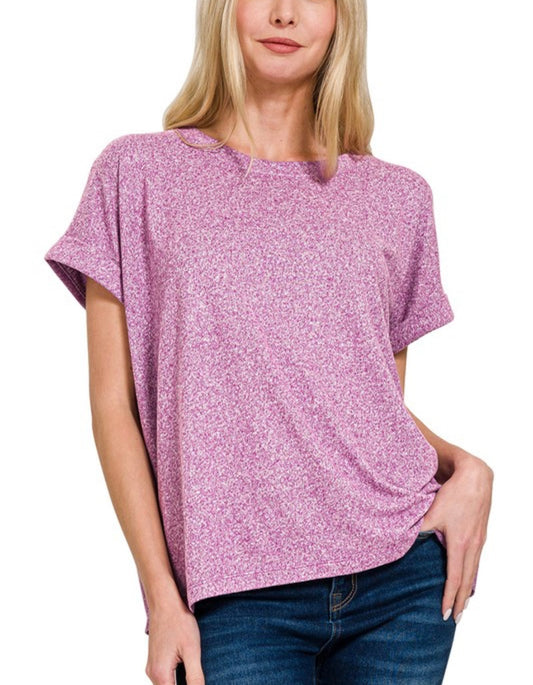 Hacci Short Sleeve Top (2 colors)