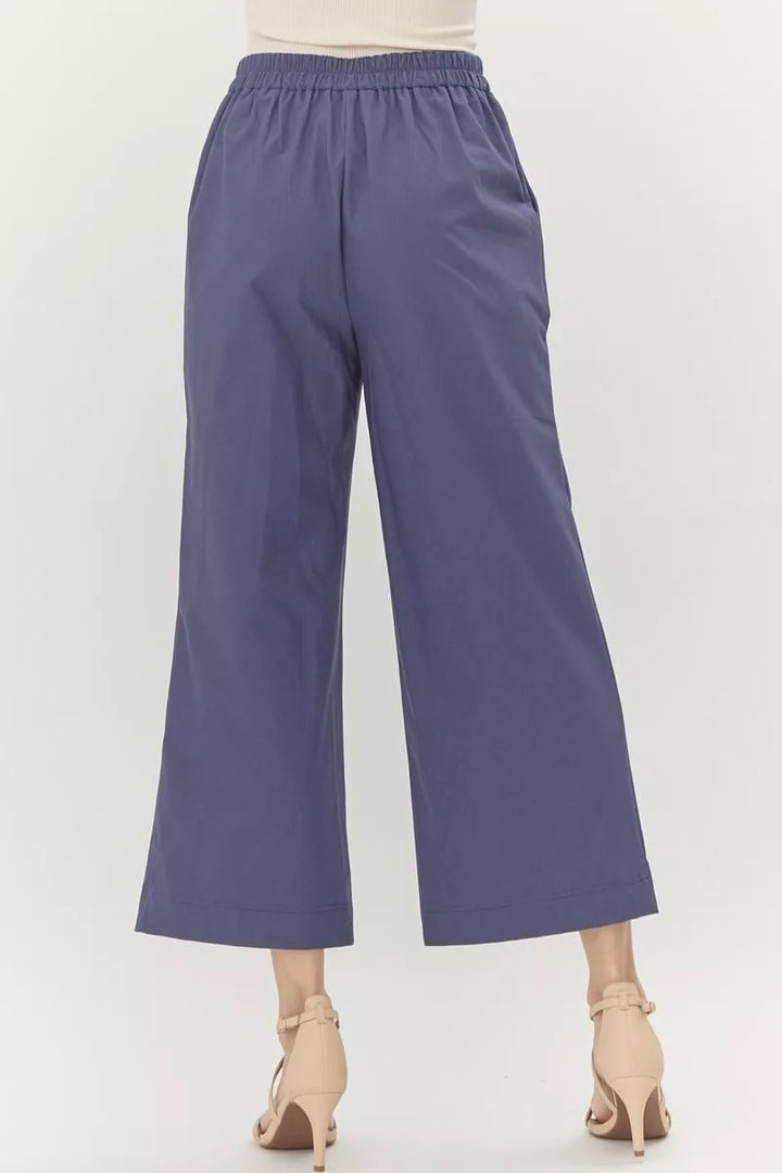 Pull-on Wide Leg Pant