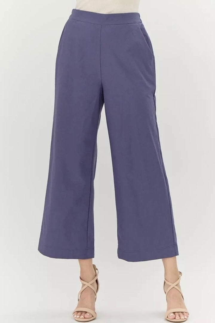 Pull-on Wide Leg Pant