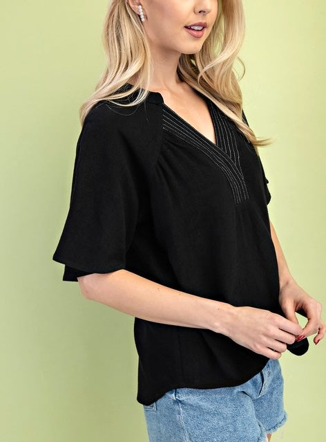 Washed Linen Blouse (3 colors)
