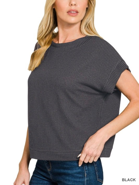 Corded Boxy Top (6 colors)