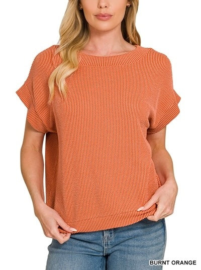 Corded Boxy Top (6 colors)