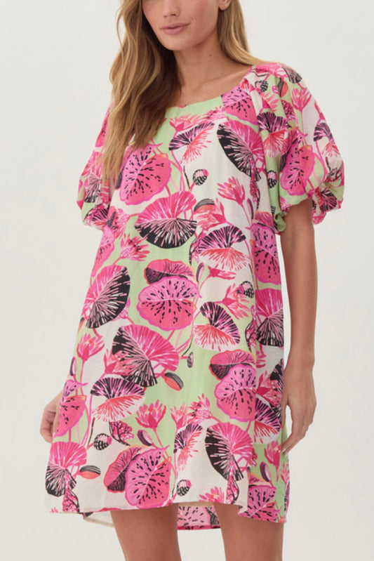 monstera dress