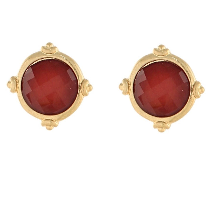 Faceted Stone Earrings (3 options)