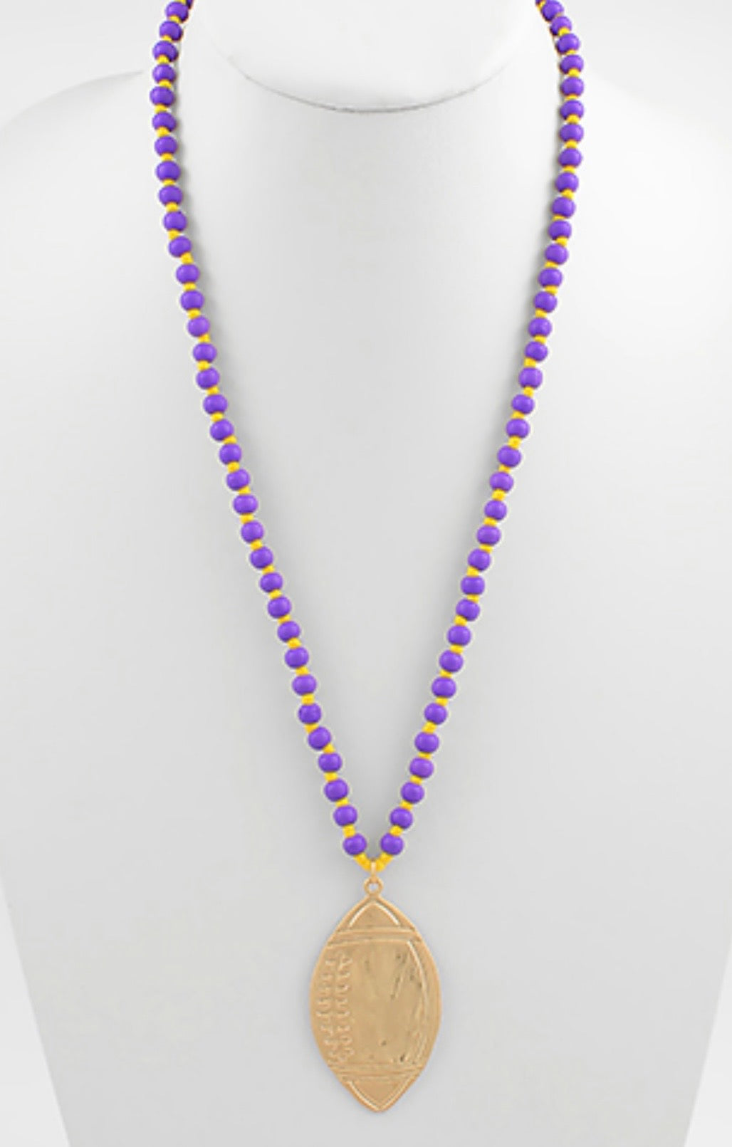 Football Pendant Necklace