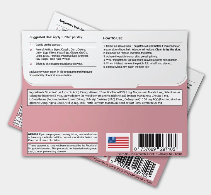Glutathione Plus Patch by PatchAid