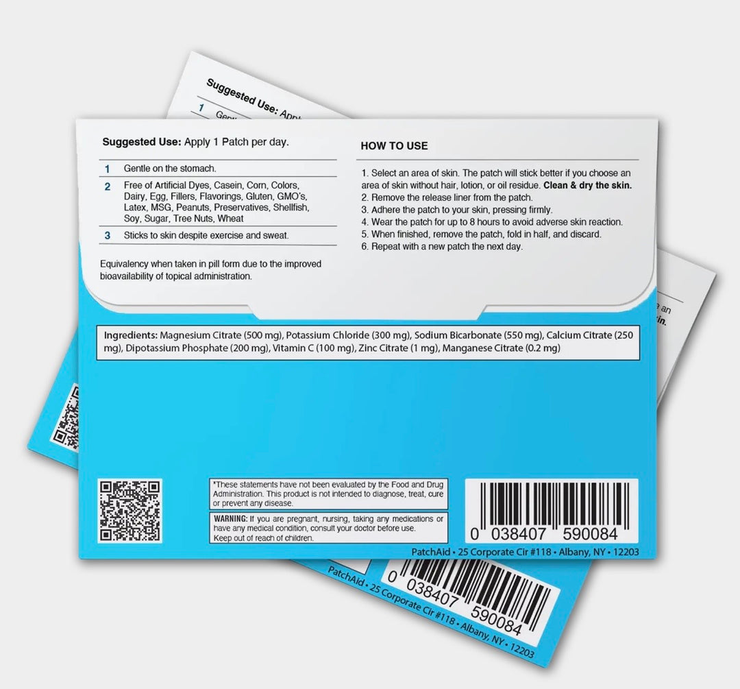 Electrolyte Hydration Patch by PatchAid