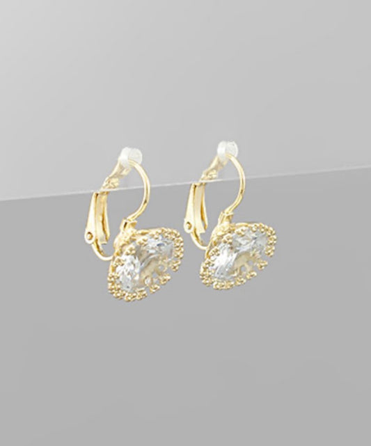 Crystal Euroclasp Earrings