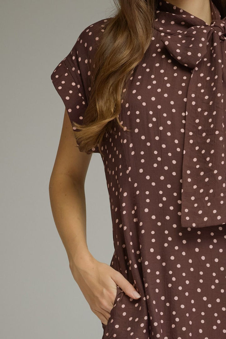 Dotted Midi Dress