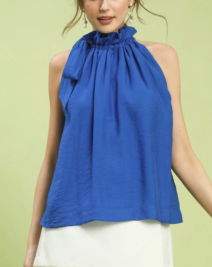 Tie-Neck Blouse (2 colors)