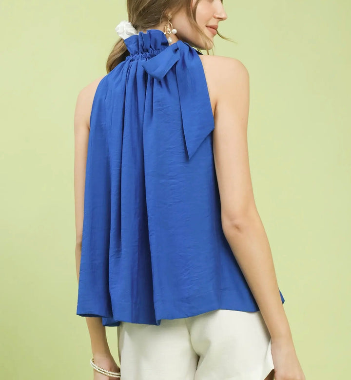 Tie-Neck Blouse (2 colors)
