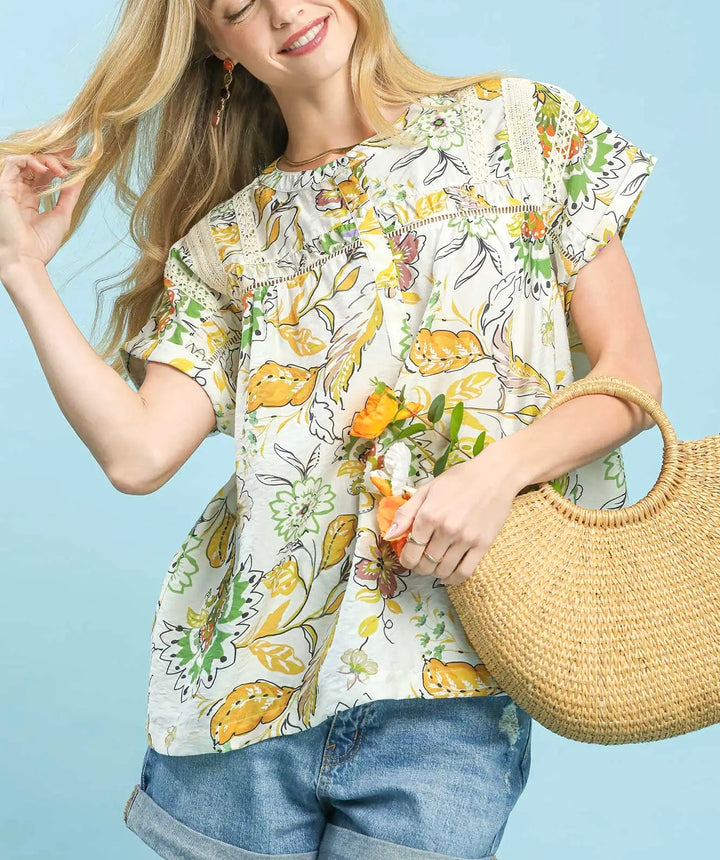 Whimsy Floral Blouse