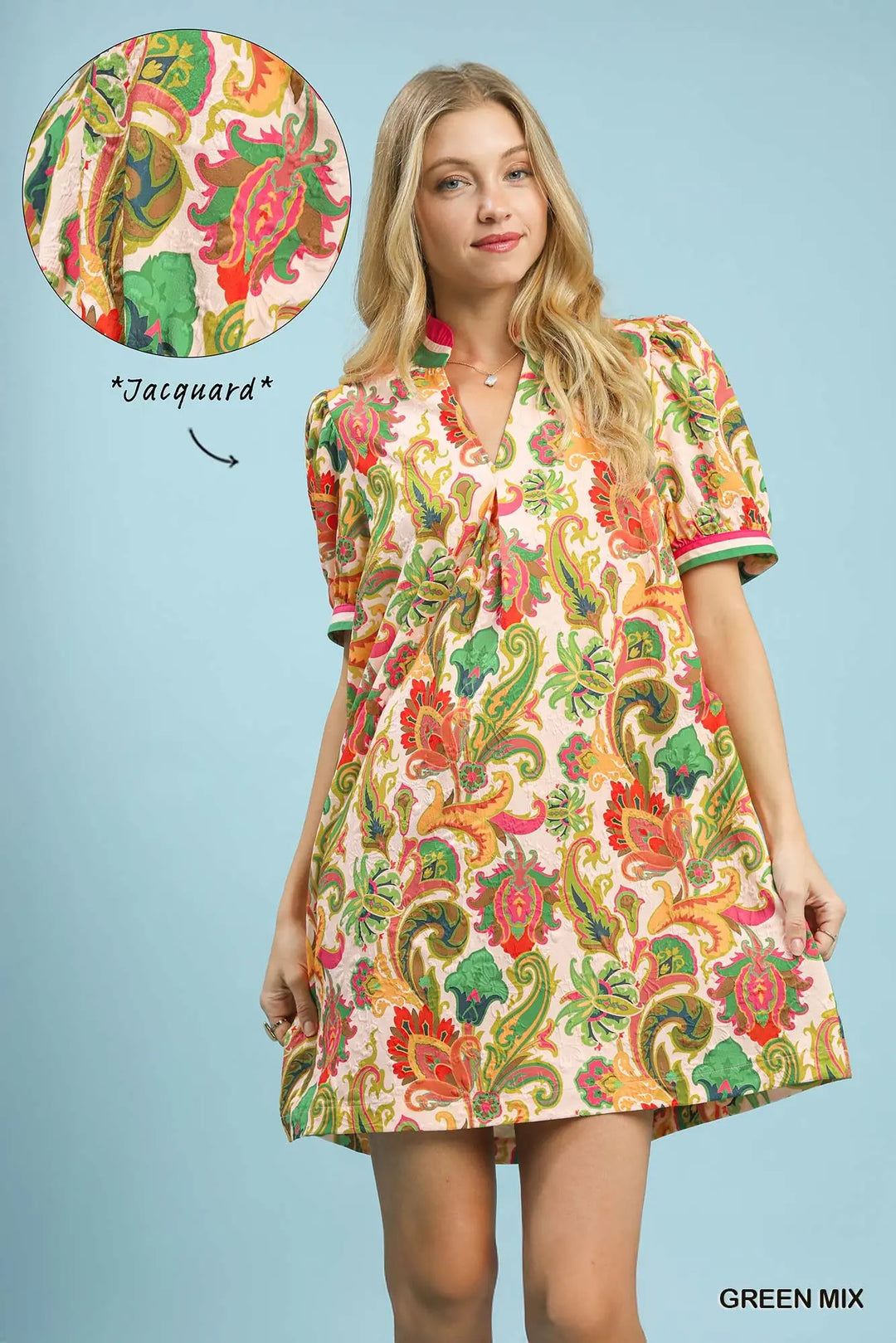 Paisley Scroll Dress