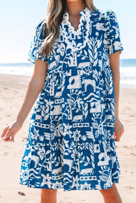 Into the Blue Dress