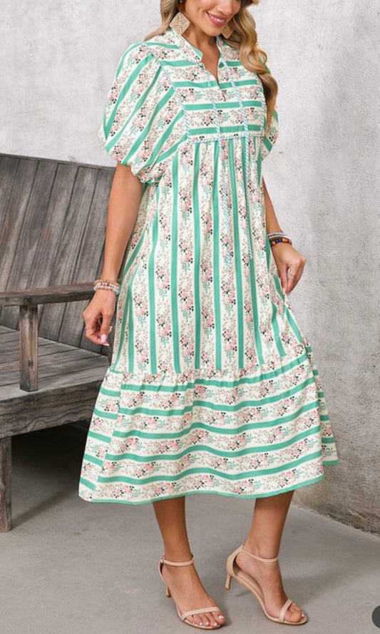 Boho Midi Dress