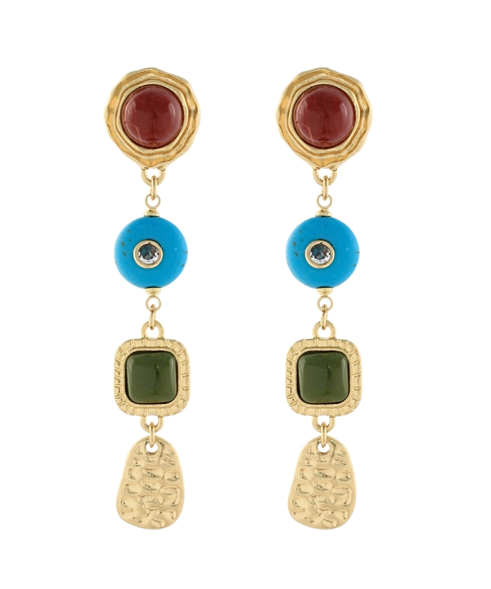 Linear Stone Earrings (2 options)
