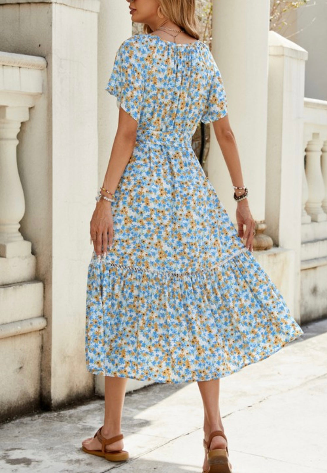 English Garden Midi Dress