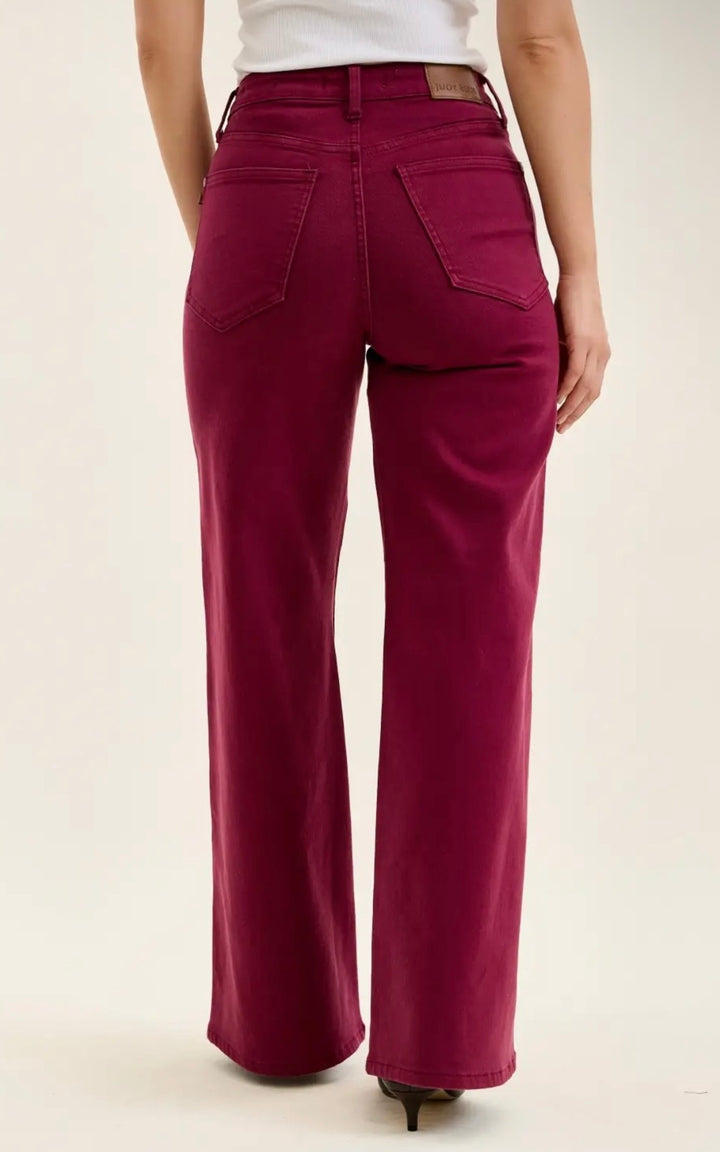 Judy Blue HW Tummy Control Lux Retro Wide Jeans