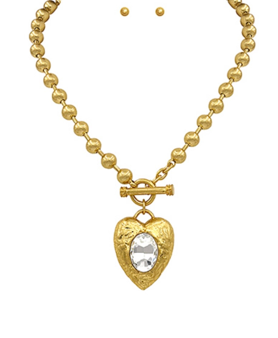Glamour Heart Necklace