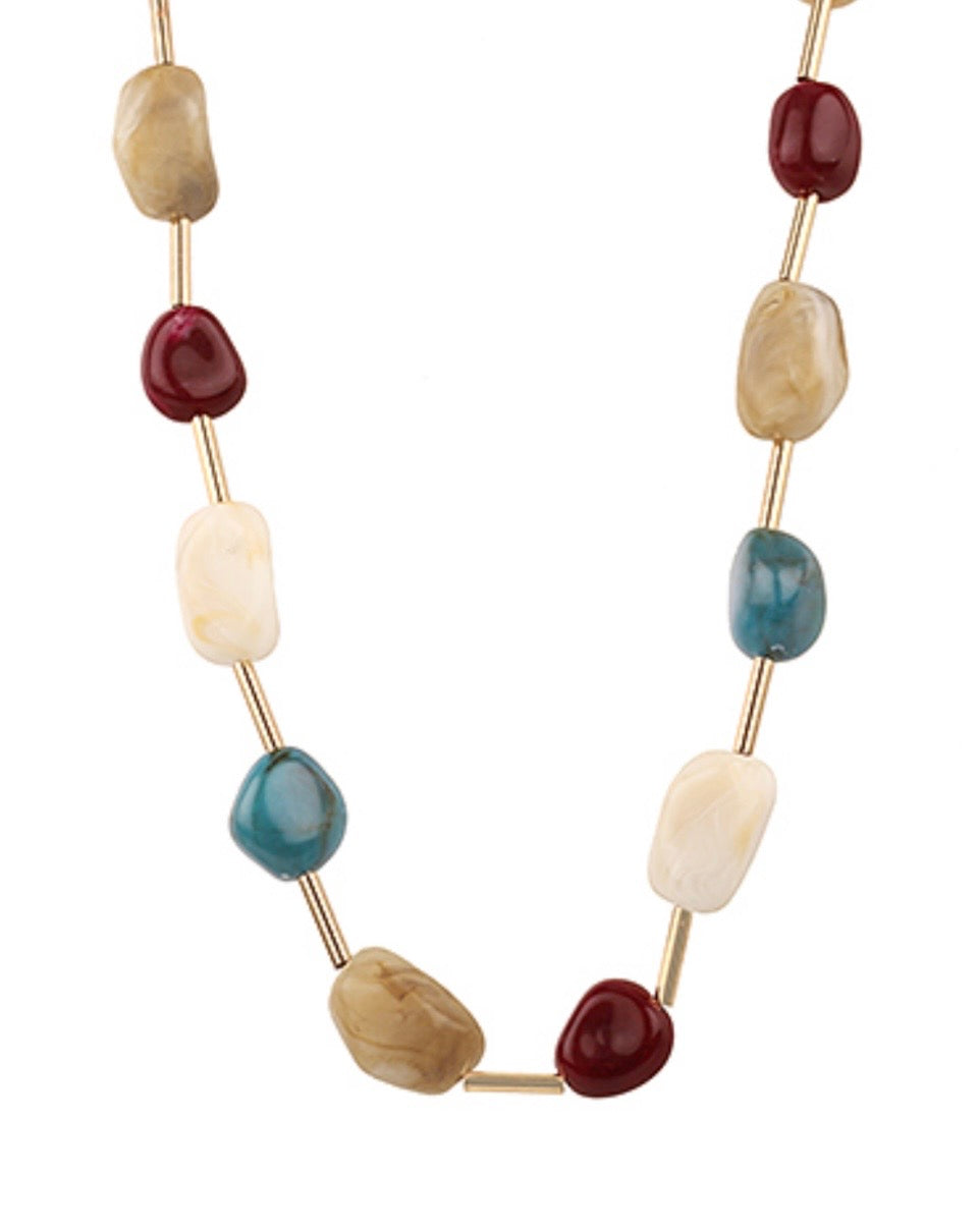 Marbles &amp; Bars Necklace