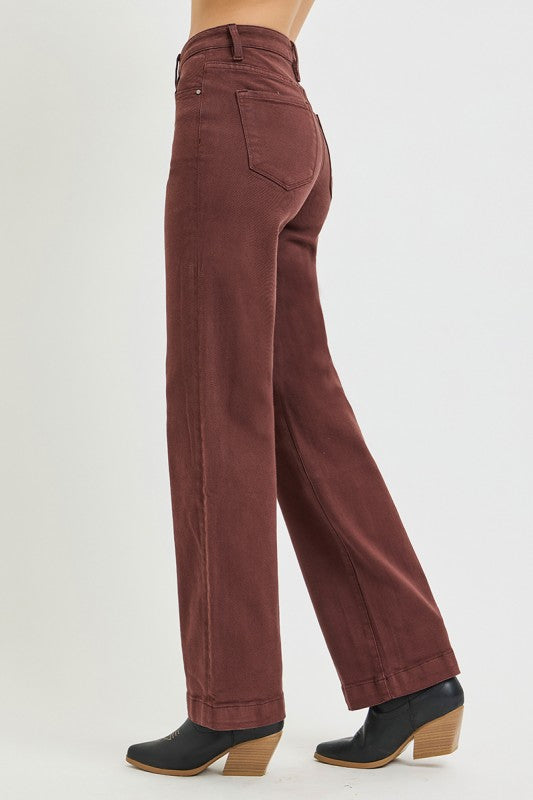 Risen Tummy Control Straight Jeans