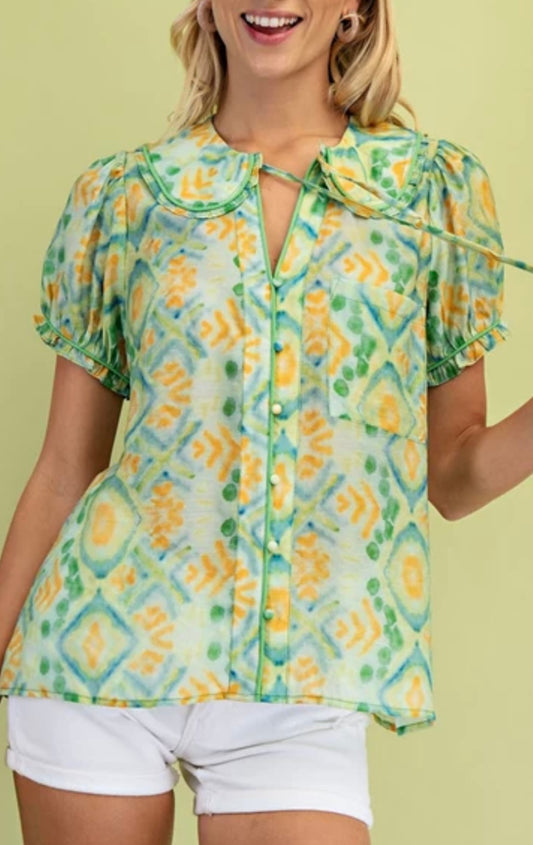 Peter Pan Collar Blouse