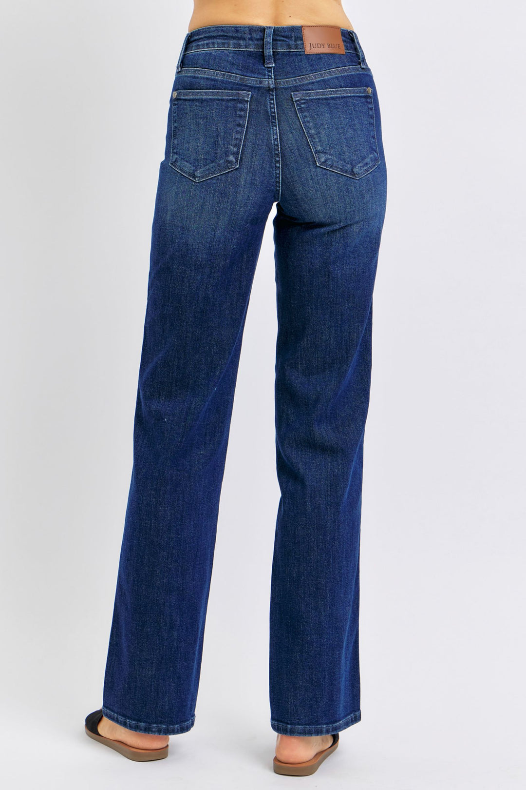 Judy Blue Tummy Control MR Straight Jeans
