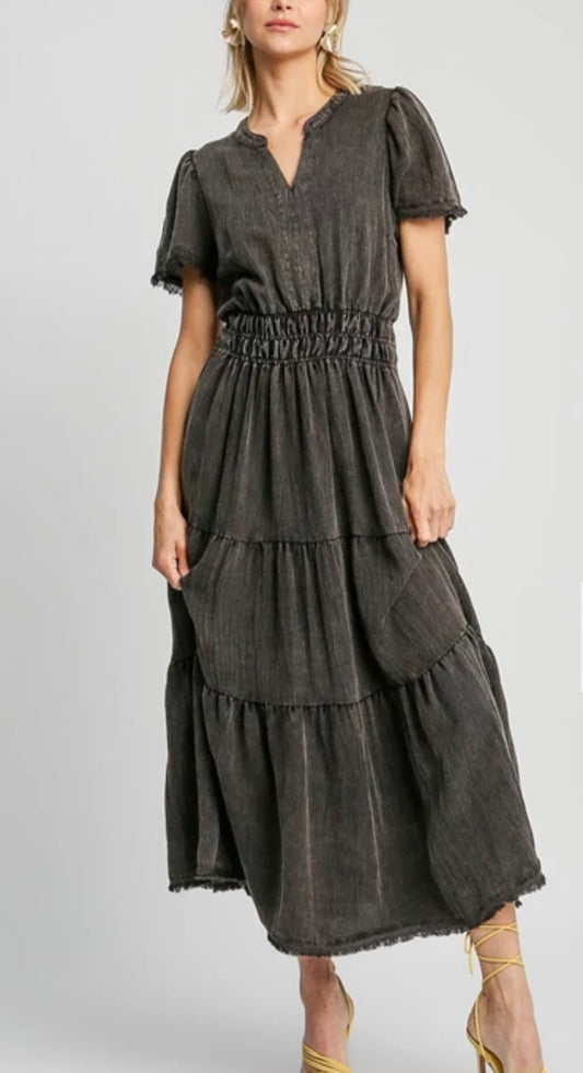Snow Washed Maxi Dress