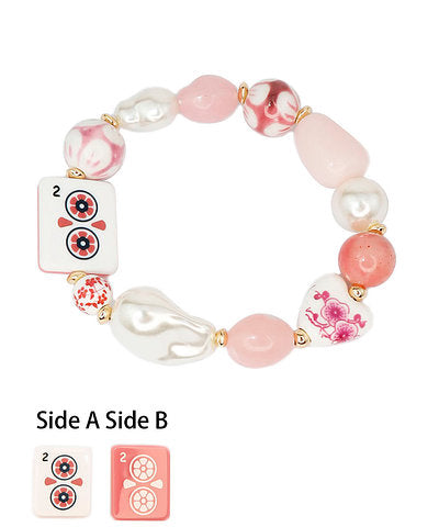 Mahjong Stretch Bracelet (4 colors)