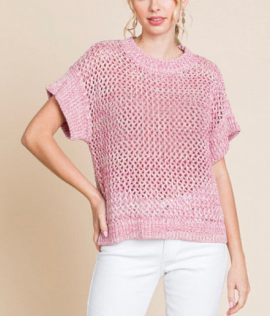Open Knit Sweater (2 colors)