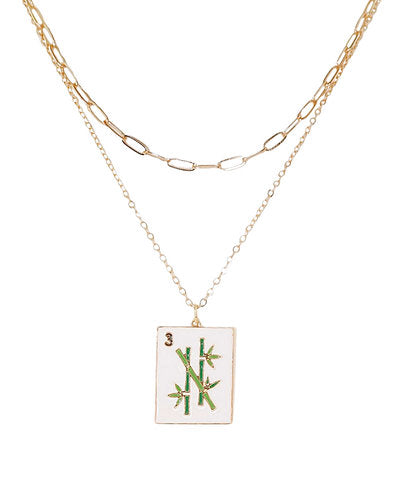 Layered Mahjong Necklace (3 options)