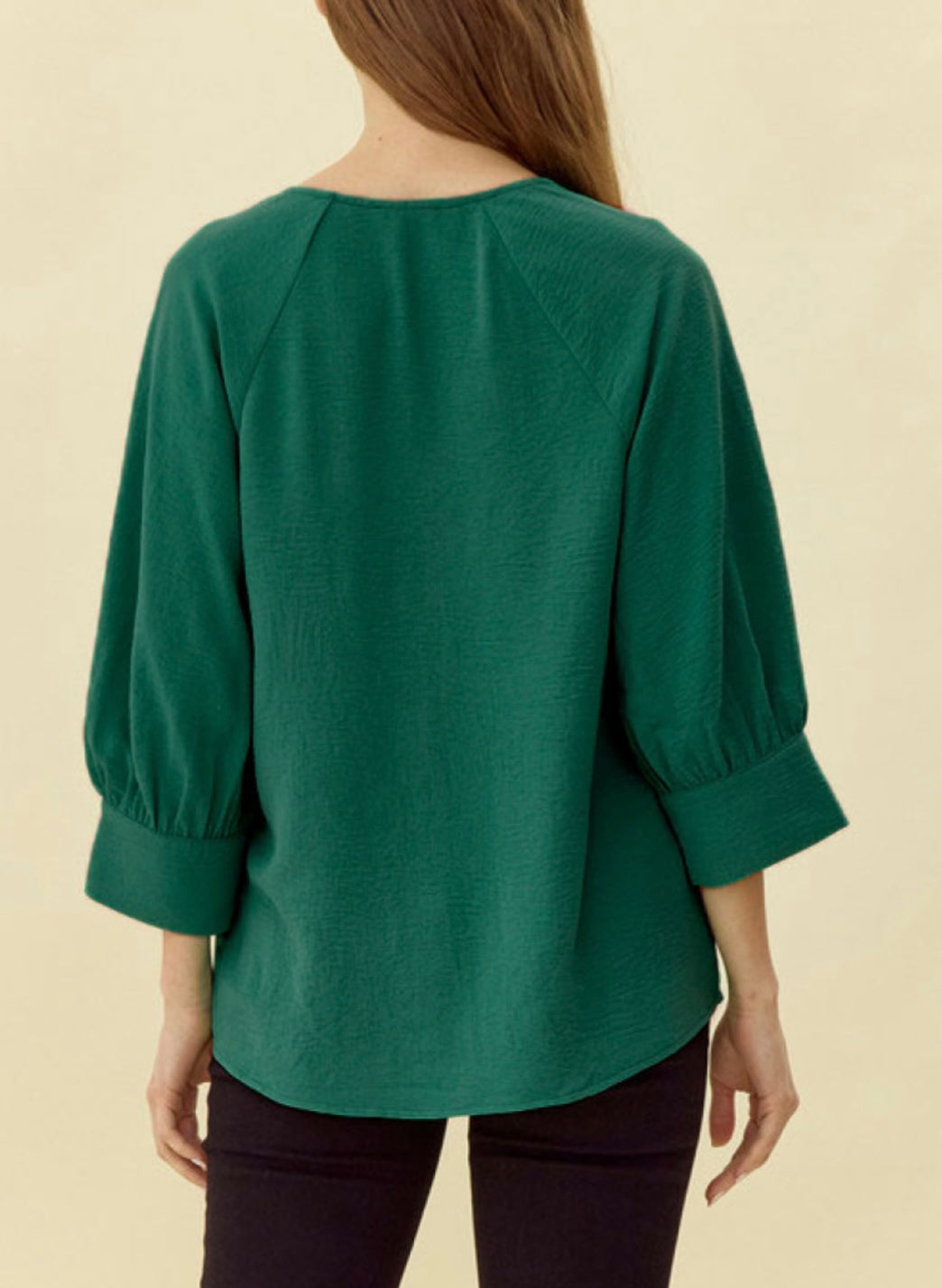 3/4 Sleeve Airflow Blouse