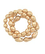 3 Row Nugget Bracelet (2 options)