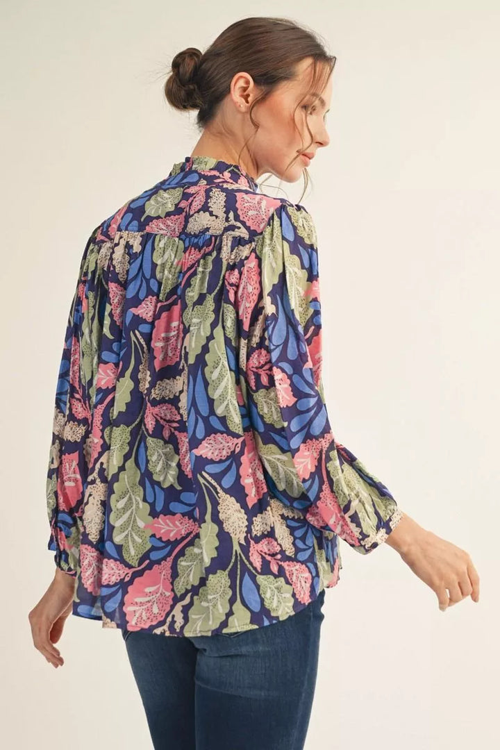 Leaves of Color Blouse