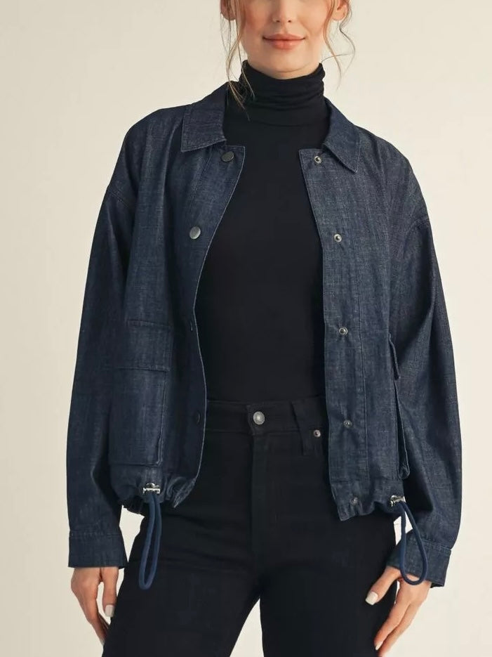 Denim Bomber Jacket