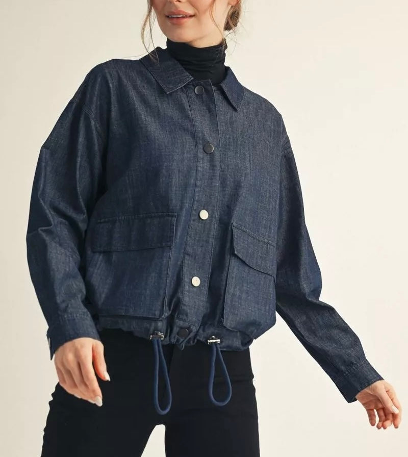 Denim Bomber Jacket