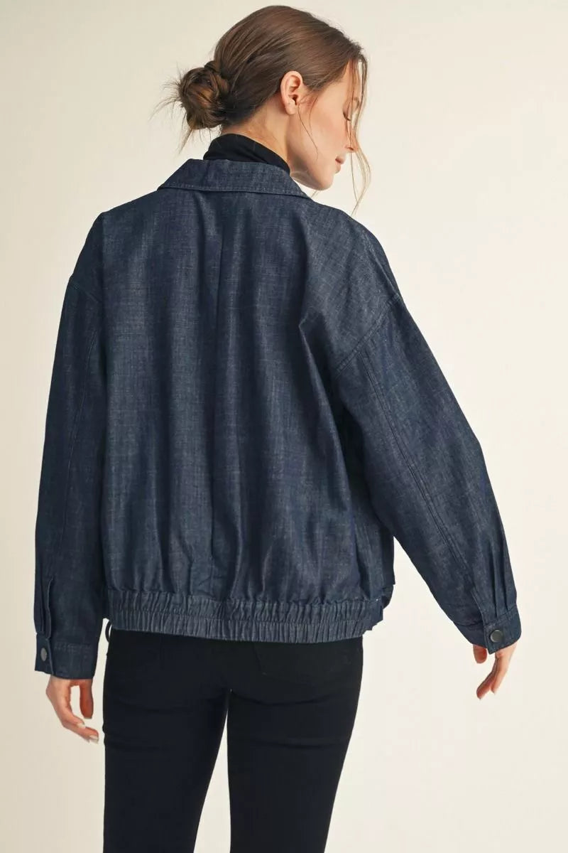 Denim Bomber Jacket