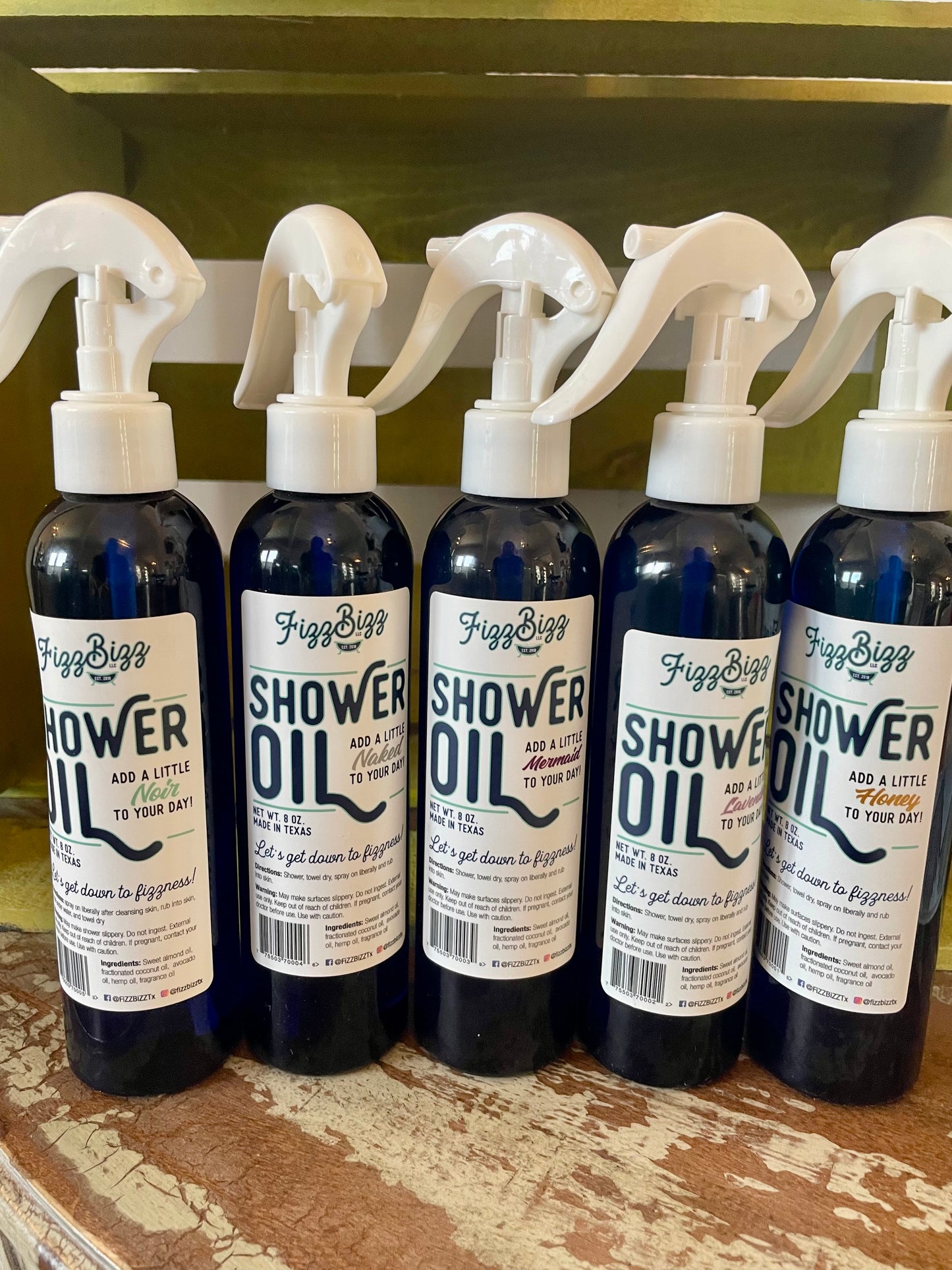 Shower Oils (5 fragrances)