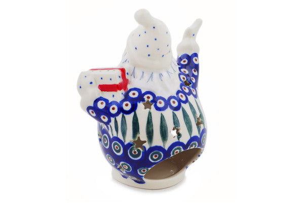 5” Santa Candle Holder