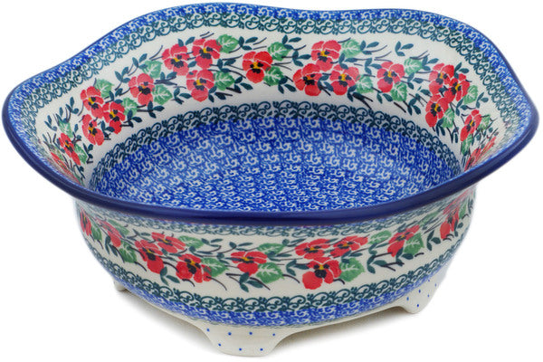 10” Scalloped Pedestal Bowl